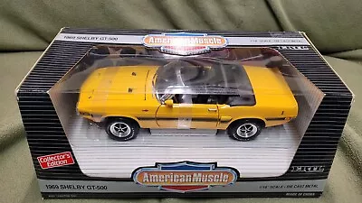 1969 Shelby GT-500 1:18 Scale Diecast American Muscle Ertl Collectibles New 7351 • $17.99