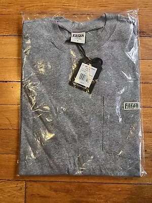 Filson S/S Ranger Solid One Pocket T-Shirt Men’s Small Grey Light Heather NEW • $24