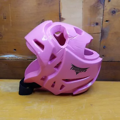 ProForce Thunder Martial Arts Sparring Gear Karate Full Headguard Pink Youth L • $15