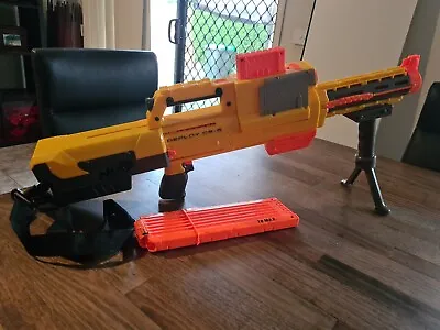 Nerf Deploy CS-6 With Add On Barrel Retractable Stand And 18 Max Spare Magazine • $35