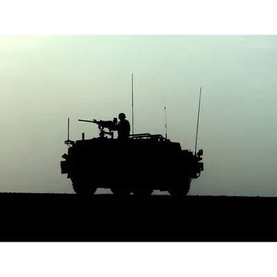 £12.99 • Buy Houlding Military UK Jackal Armoured Vehicle Photo Canvas Wall Art Print Poster