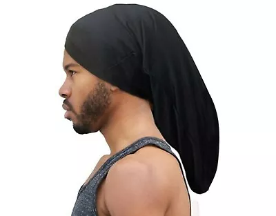 Super Long Dreadlocks Jumbo Rasta Spandex Hat Cap Beret Dreads Bob Marley XXL  • $9.96