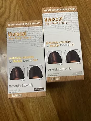 2 Packs Of Viviscal Hair Filler Fibers - Blonde - New In Box- Sealed. • $39.99