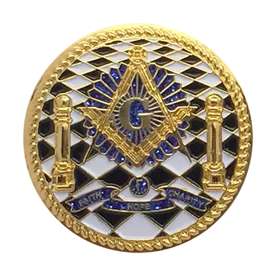 Masonic Freemason Seal Lapel Pin • $7.50