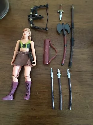 ©1998 XENA Warrior Princess Gabrielle Spinning Staff Attack Action Figure • $9.10