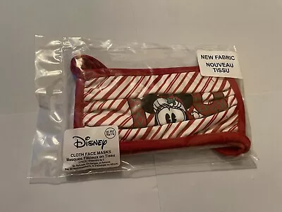 Disney Cloth Face Masks Christmas Minnie Size Xl Sealed New 2 In Package • $5