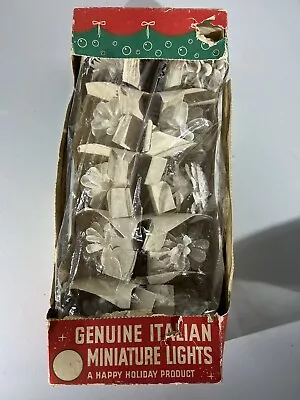 Vintage Genuine Italian Christmas Tree Bulb Lights  • $15