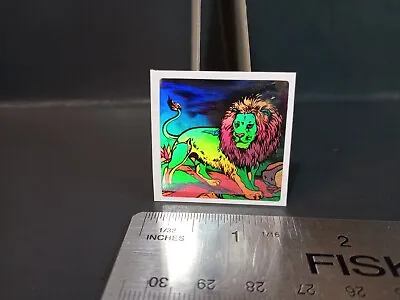Vintage Stickers 3D Holographic Laser Hologram Lion Cat Sticker Mod VTG • $5.98