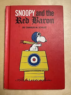 Vintage 1966 SNOOPY And The Red Baron 1st Edition Charles M. Schulz Very Good • $18.95