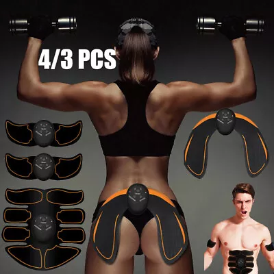 Abdominal Exercise Machine ABS Toning Belt Muscle Simulation Burner Belly Shaper • $9.99