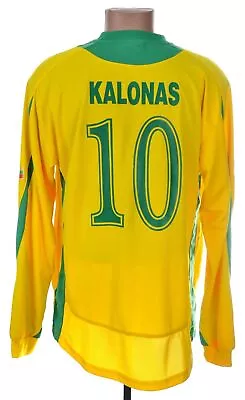 Match Worn Lithuania Vs France 2007/2008 Football Shirt L/xl Saller Kalonas #10 • $222.63