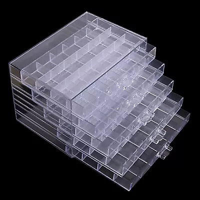 5 Layers Nail Art Supplies Display Organizer 120 Grids Nail Art Storage Box • $22