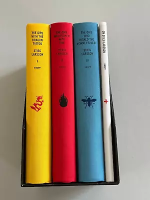 Stieg Larsson The Millennium Trilogy Hardcover Book Box Set Used Nice 2010 • $49.99