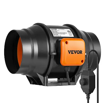 VEVOR 6 Inch Inline Duct Fan HVAC Exhaust Blower Kit AC Variable Speed Control • $52.99