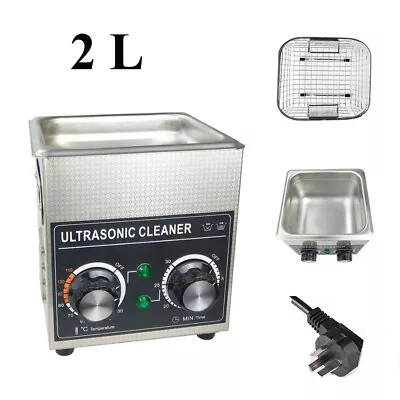 2L Ultrasonic Cleaning Machine Jewelry Watch Glasses Ultrasound Cleaner Heating • $196.98