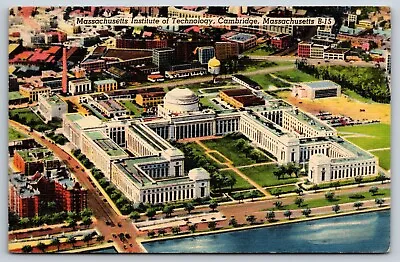 Aerial View Massachusetts Institute Of Technology Cambridge Vintage Postcard F9 • $3.60