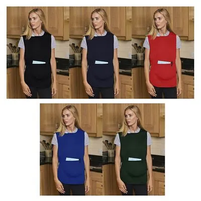 PREMIUM Workwear Tabard With Pocket - Catering Cleaning Apron S - XL  5 COLOURS • £7.95