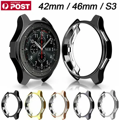 $8.99 • Buy For Samsung Galaxy Watch 4 40 44mm Classic 42 46mm Bumper TPU Case Cover Frame
