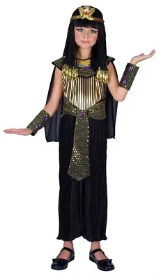 Girls QUEEN CLEOPATRA  Fancy Dress Costume Egyptian Greek Book Day - Age 11-13 • £4