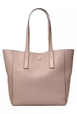 Michael Kors Junie Large Tote Handbag  Grab Bag Purse Pebble Leather Fawn $248 • $128