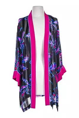 Bob Mackie Women Swimwear Cover-Ups LG Multi Silk • £186.14