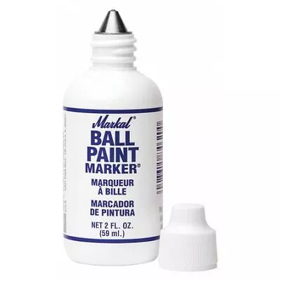 Markal 84620 Permanent Ball Paint Marker Medium Tip White Color Family Paint • $8.09