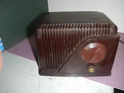 $68 • Buy VINTAGE SEARS SILVERTONE MODEL 9000  VACUUM TUBE AM RADIO,  WORKING, Ca 1949