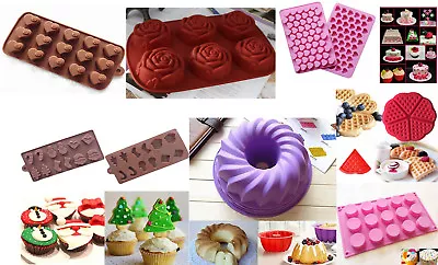 Baking Silicone Fondant Cake Mold Decorating Chocolate Mould Sugarcraft Tool DIY • £4.40