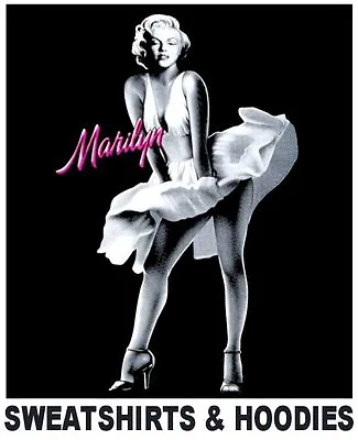 $39.99 • Buy Marilyn Monroe Famous Wind Blown Dress Pose Celebrity Sweatshirt  Ws2