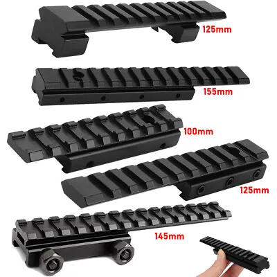 11mm To 20mm/20mm Base Scope Mount Dovetail Extend Weaver Picatinny Rail Adapter • $12.95