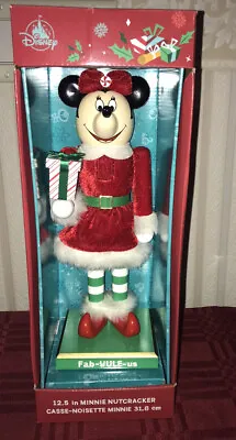 2020 Disney Parks Minnie Mouse Fab-Yule-us Christmas Holiday Nutcracker 12.5” • $89.99