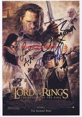Lord Of The Rings Signed Movie Poster Print • £3.49