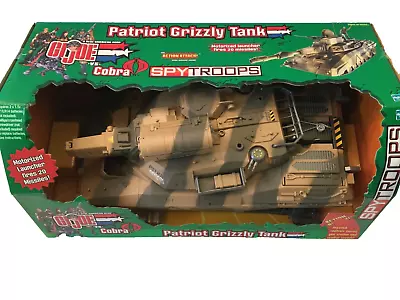 Vintage 2003 GI Joe Vs Cobra Spy Troops: Patriot Grizzly Tank (NIB) • $145