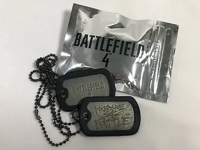 $29.99 • Buy Battlefield 4 Rare Promo Dog Tags Tag Necklace Xbox 360 One PS4 PS3 PC