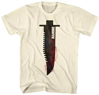 Rambo First Blood The Bloody Survival Knife Men's T Shirt 80's Movie Merch • $42.94