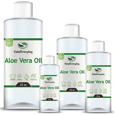 Aloe Vera Oil - 100% Pure Organic Cold Pressed Carrier For Skin Hair Face Bulk • $7.95