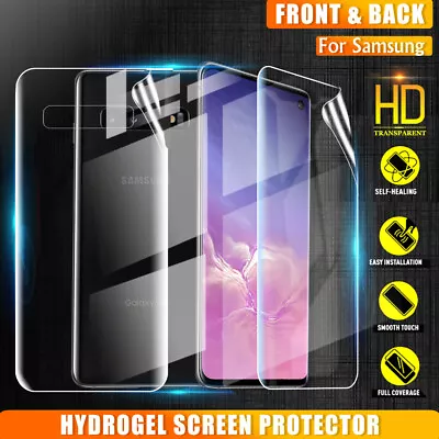 Samsung Galaxy S8 S9 S10 Plus S10e Note10+ 8 9 Full Coverage Screen Protector • $3.95