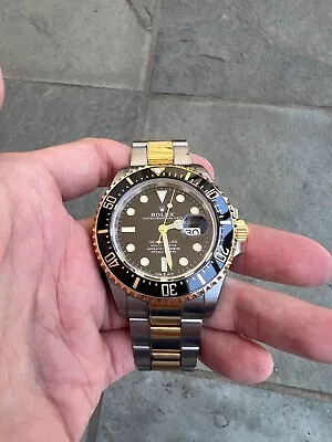 Rolex Sea-Dweller 43MM 126603 Oyster Yellow Gold Black Dial New Condition • $18280