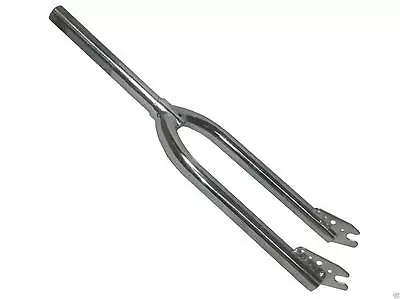 Old School BMX Chrome Forks 21.1 Threaded To Suit 20 X 1 / 75-2.125 • $38.99