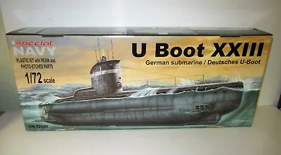 $158 • Buy Special Navy 1:72 U Boat XXIII German Submarine #SN 72001 NIB