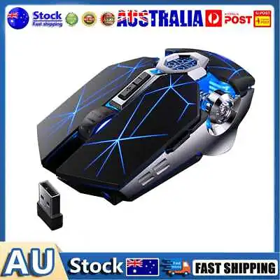 $15.88 • Buy A7 Wireless Optical Gaming Mouse 7 Buttons USB Mute Mechanical Mice (Black) AU