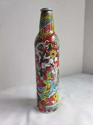 Mountain Dew Green Label Aluminum Bottle Art - PJ Richardson  J Church  Empty S2 • $2.50