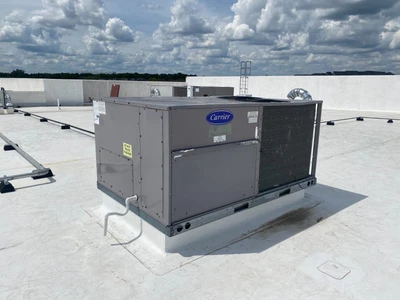 $4500 • Buy Carrier WeatherMaker 7.5 Ton Model: 48TCED08A2A6A0A0A0 Rooftop AC/Heat Pump