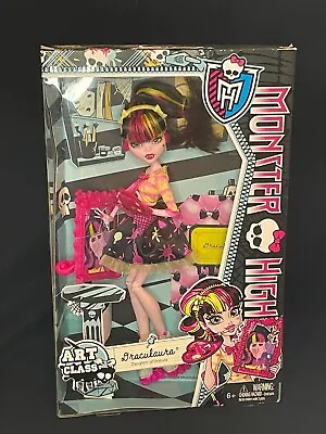 *NEW IN BOX* *NRFB* Monster High Art Class Draculaura 2013  • $89.99