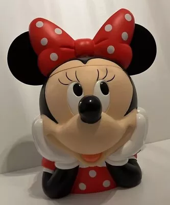 VTG Applause Disney Minnie Mouse Hard Plastic 11” Cookie Jar Head (33778) +NICE • $88