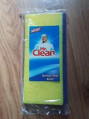 MR. CLEAN Snap On / Off Sponge Mop Refill Scrubber Yellow Replacement • $10.99