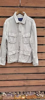 French Connection Beige Jacket Men's XL Over Shirt Coat Military  Chore Shirt • £39.99