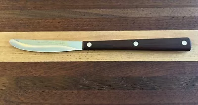 Vintage Cutco No 47 Butcher Knife 3.5  Stainless Blade Wood Handle 3 Rivets USA • $14.99