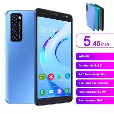 5.54in Dual SIM Unlocked Cell Phone 4.4.2 Smartphone Super Affordable • $54.59