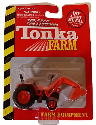 Tonka Farm Tractor Hasbro Vintage 2000 Maisto Front End Loader #15140 Red Sealed • $22.25